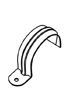 Abraçadeira Unha Inox 304