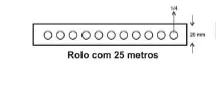 Cinta Perfurada Reforçada - Chapa 18 (1,2mm).